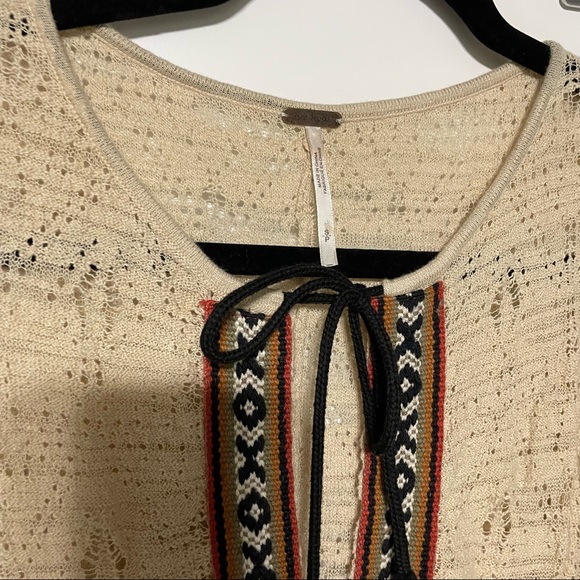 Free People ‘Cold-Shoulder’ Embroidered Tunic - Picture 5 of 5